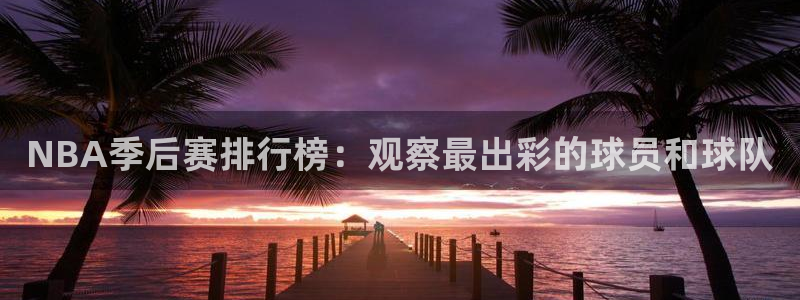 NBA季后赛排行榜：观察最出彩的球员和球队