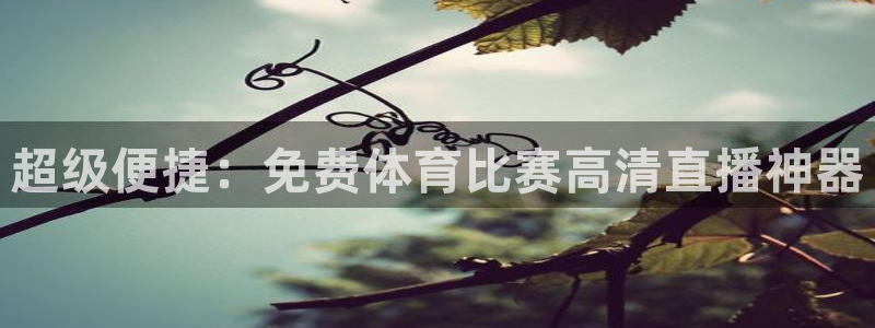 超级便捷：免费体育比赛高清直播神器