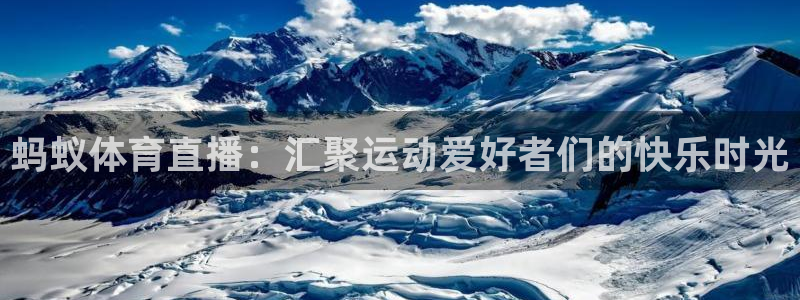 蚂蚁体育直播：汇聚运动爱好者们的快乐时光